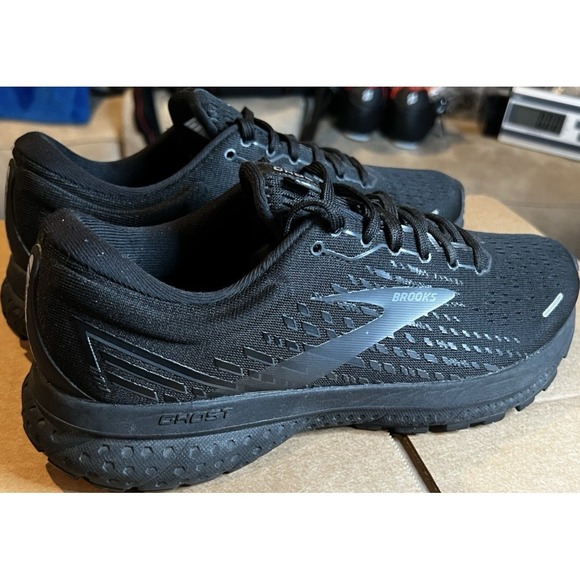 Brooks Shoes - Brooks Ghost 13 Women's Size 10B Triple Black Athletic Running Shoes Sneakers